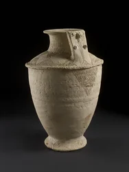 Vaso da Tomba nel Cimitero A, Kish, Iraq